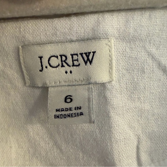 J. Crew Women's Cream Sleeveless Button-Down Vest - Picture 3 of 3